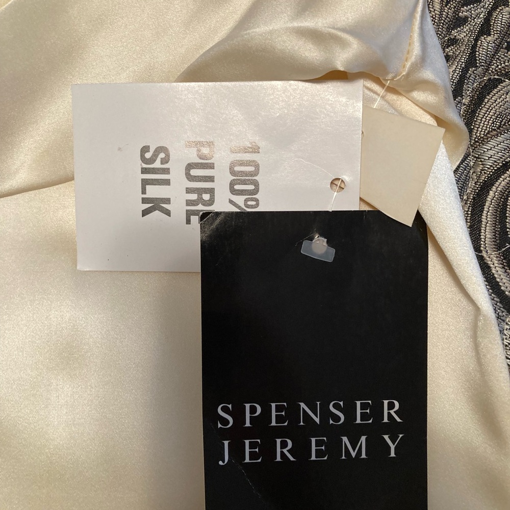 Spenser Jeremy Ivory Silk Tunic Bohemian - Picture 2 of 8